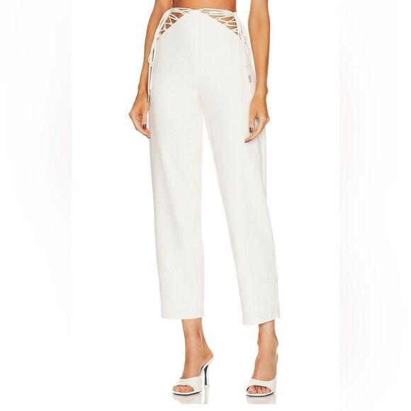 Camila Coelho White Cropped Jumpsuit - Picture 2 of 11
